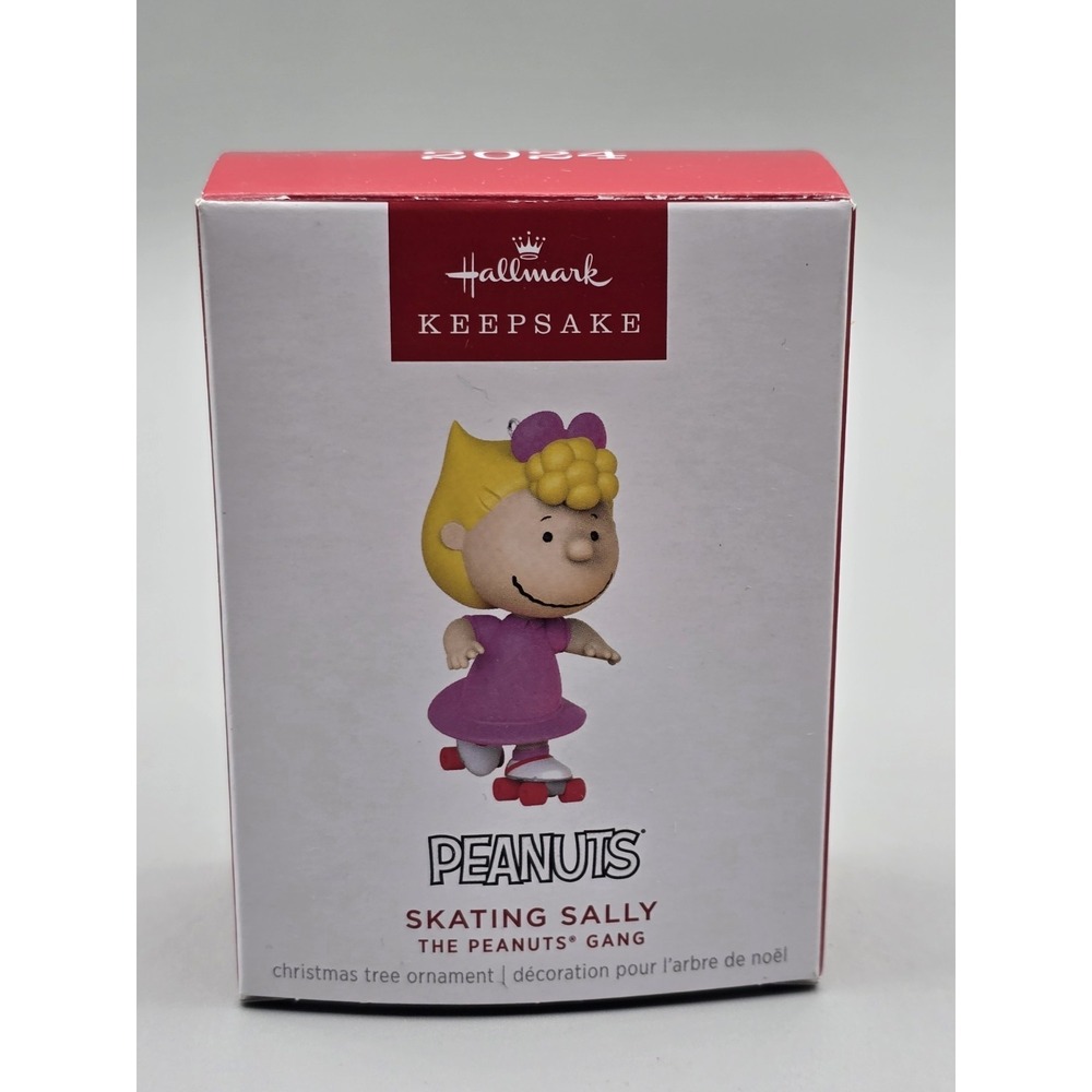Hallmark Keepsake Ornament 2024 Peanuts Roller Skating Sally QXI7704 Christmas